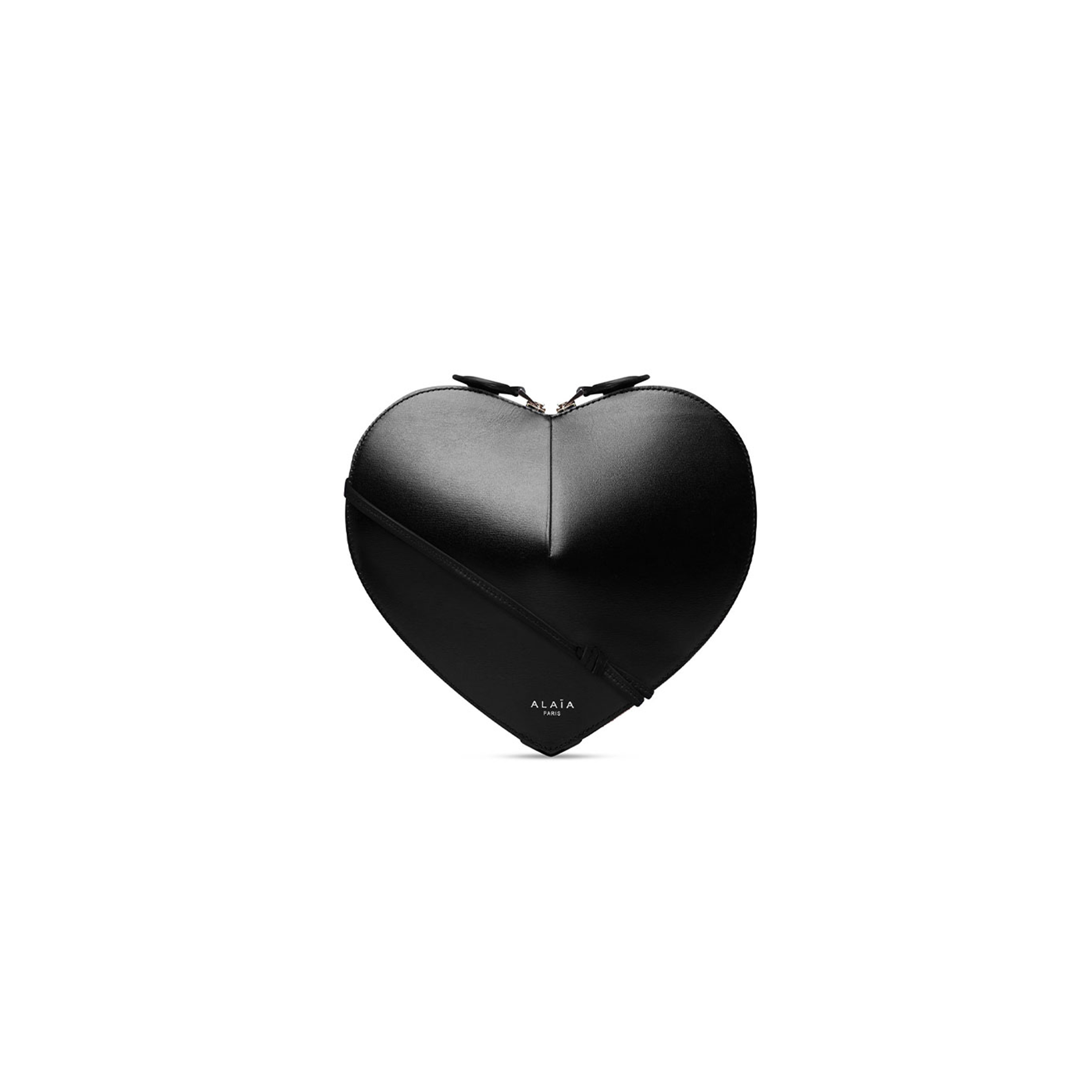 ALAÏA LE COEUR HEART SHAPED BAG BLACK (21*19*2cm) 